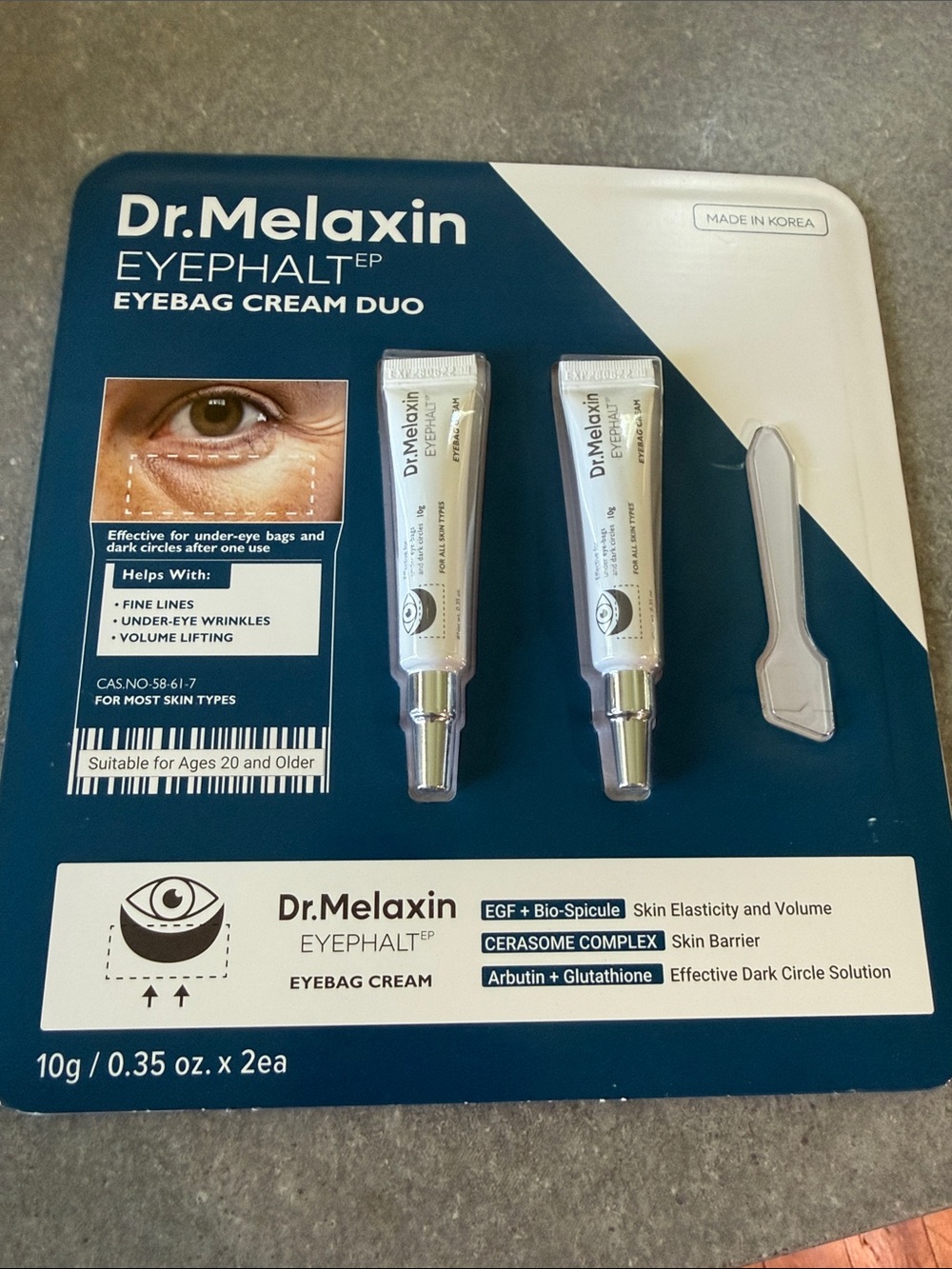 Dr. Melaxin Eyephalt Eyebag Cream Duo